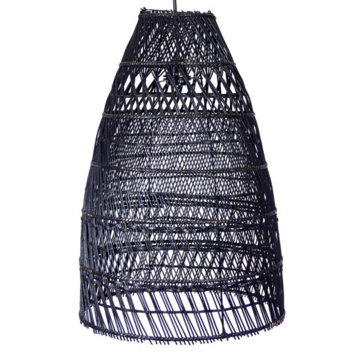 Lámpara de mimbre elegante y moderna