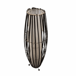 Lampara Pie Rattan - Camino a Casa Uruguay
