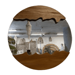 Espejo Madera - Camino a Casa Uruguay