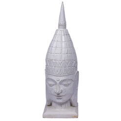 Cabeza de Buda de Madera