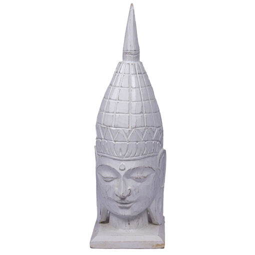 Cabeza de Buda de Madera
