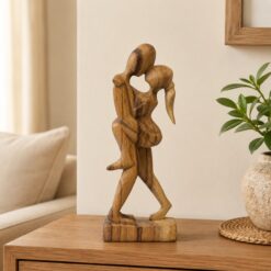 Pareja Entrelazada de madera