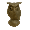 Buho Tallado de Madera - Camino a Casa Uruguay