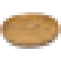 Plato de madera artesanal y natural