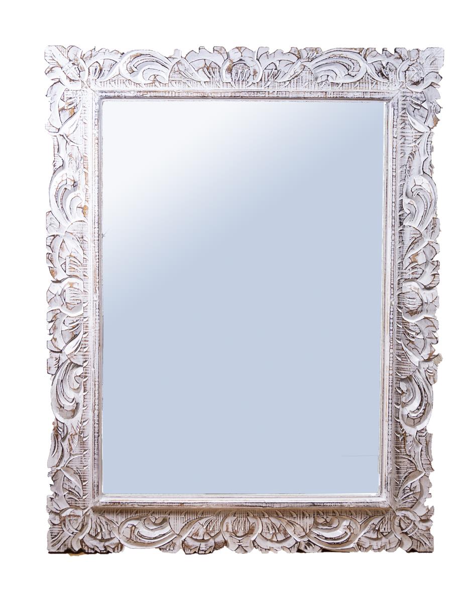 Espejo Madera Tallada Sofi 70x90 1 Espejo Madera Tallada Sofi 70x90 - Camino a Casa Uruguay