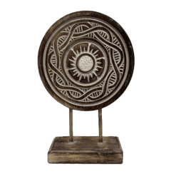 Mandala Tallada en Madera L - Camino a Casa Uruguay