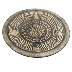 Plato Madera Tallado - Camino a Casa Uruguay