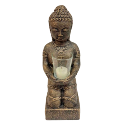 Buda con portavela