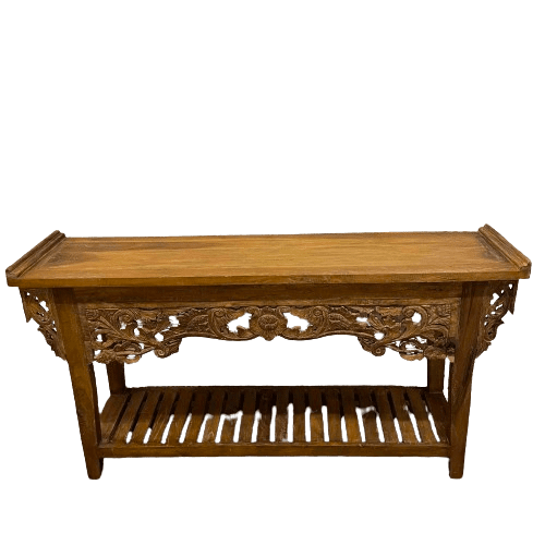 Consola tallada Hendri 1 Consola tallada Hendri - Camino a Casa Uruguay