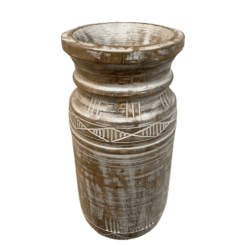 Jarrón Madera - Camino a Casa Uruguay