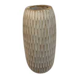 Jarrón Madera 40 cms alto - Camino a Casa Uruguay