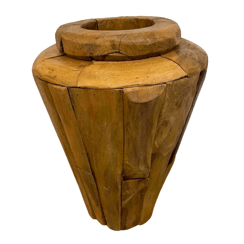 Jarron Teka 50 cms alto 1 Jarron Teka 50 cms alto - Camino a Casa Uruguay