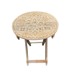 Mesa Tallada plegable