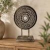 mandala tallada en madera