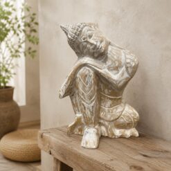 Buda de la Tranquilidad en Madera