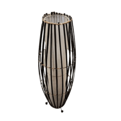 Lampara Pie Rattan
