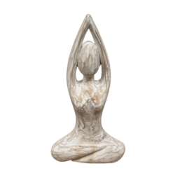 Mujer Yoga Madera