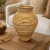 Jarron Rattan 30 cms alto 3 jarron rattan 30 cms alto