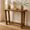 consola madera mahogany 2